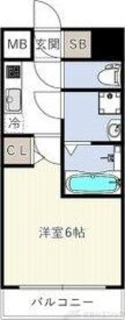 エスリードレジデンス梅田フロントの物件間取画像